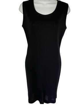 Exclusively Misook Black Sleeveless Dress LBD Small